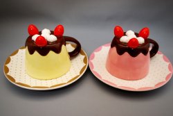 画像1: chocolat fraises プリン カップ＆ソーサー