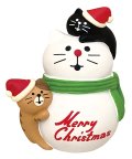 concombre2022 ねこねこクリスマス かまくら　子猫と雪だるま