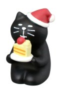 コンコンブル2022 タイムスリップ昭和のクリスマス ケーキ黒猫