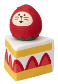 concombre STRAWBERRY2024 ジャンボないちごフェア　いちご猫だるまのショートケーキ