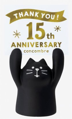 画像4: concombre 15ANNIVERSARY 15周年ありがとうマスコット　完全限定生産復刻セット　黒猫