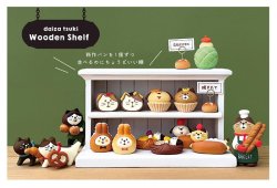画像4: concombre やまねこベーカリー2024 まったりパンまつり　台座付きウッドシェルフ