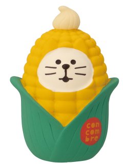 画像1: decole concombre おやさい猫だるま　とうもろこし