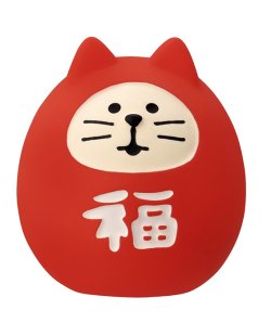 画像1: concombre 旅猫2025　日本旅行マグネット 猫だるま