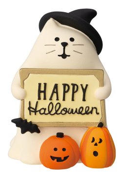 画像1: concombre HALLOWEEN2025 おばけにゃんこ　HAPPY HALLOWEEN