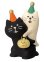 画像1: concombre HALLOWEEN2025 おばけにゃんこ　黒猫におんぶ (1)