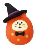 concombre HALLOWEEN2025 おばけにゃんこ　ハロウィン猫だるま　パーティかぼちゃ