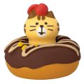 concombre まったりドーナツショップ2025　ひょっこりにゃんドーナツ　チョコ