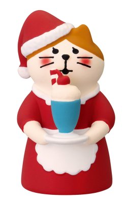 画像1: concombre2025クリスマスsanta's DINER　ウエイトレス猫クリスマス