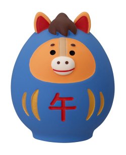 画像1: concombre まったりお正月2026午 新春 福馬　馬だるま
