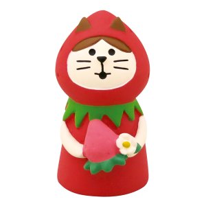 画像: concombre STRAWBERRY20　ねこずきん　いちご