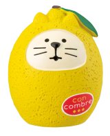 画像: concombre フルーツパーラー　2020　フルーツ猫だるま　レモン