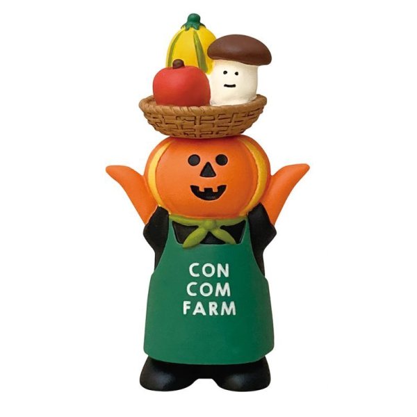 画像1: concombre HALLOWEEN ハロウィン収穫祭2021 かぼちゃ農夫 (1)