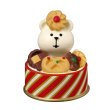 画像1: コンコンブル2022 タイムスリップ昭和のクリスマス しろくまクッキー缶 (1)