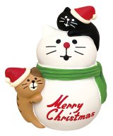画像: concombre2022 ねこねこクリスマス かまくら　子猫と雪だるま