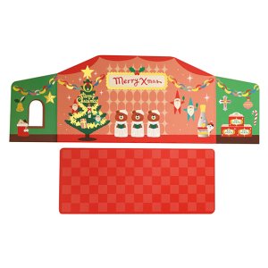 画像: コンコンブル2022 タイムスリップ昭和のクリスマス クリスマス会の背景カード