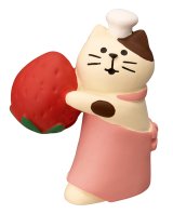 画像: concombre STRAWBERRY2023とれたていちごカフェ　いちご運び猫