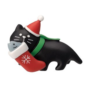 画像: concombre2023 森のクリスマス会 靴下運び黒猫