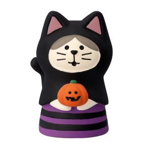 画像: concombre HALLOWEEN2024 HAPPY OBAKE NIGHT ねこずきん黒猫