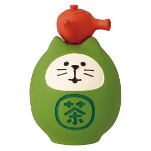 画像: concombre お茶でいっぷく　福茶園　日本茶猫だるま