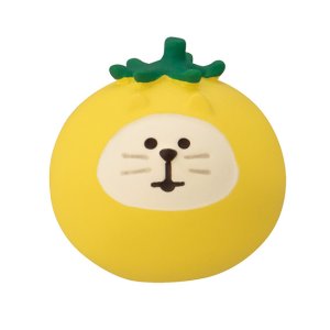 画像: decole concombre おやさい猫だるま　ミニとまと　黄