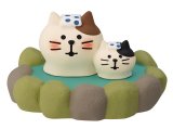 画像: concombre 旅猫2025　旅猫ツアーズ　温泉親子猫