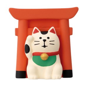 画像: concombre 旅猫2025　日本旅行マグネット 神社猫