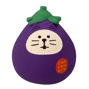 画像: decole concombre おやさい猫だるま　なす