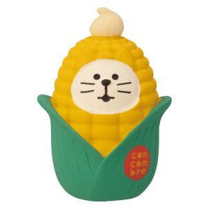 画像: decole concombre おやさい猫だるま　とうもろこし