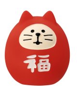画像: concombre 旅猫2025　日本旅行マグネット 猫だるま