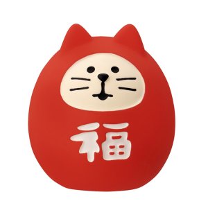画像: concombre 旅猫2025　日本旅行マグネット 猫だるま