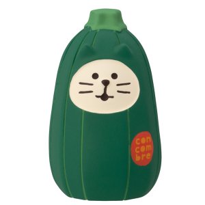 画像: decole concombre おやさい猫だるま　ズッキーニ