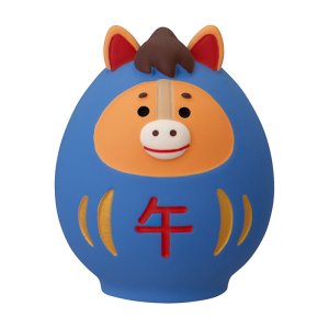 画像: concombre まったりお正月2026午 新春 福馬　馬だるま
