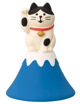 画像: concombre まったりお正月2026午　FUKUMONO 開運富士山　富士山招き猫　はちわれ