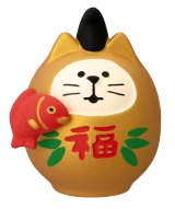 画像: concombre まったりお正月2026午　FUKUMONO 福もの屋　福猫だるま　恵比寿