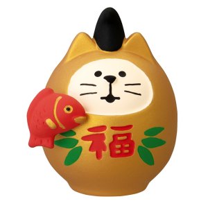 画像: concombre まったりお正月2026午　FUKUMONO 福もの屋　福猫だるま　恵比寿