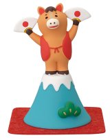 画像: concombre まったりお正月2026午 新春 福馬　富士で福踊り猫