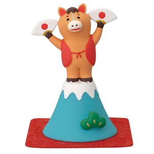 画像: concombre まったりお正月2026午 新春 福馬　富士で福踊り猫