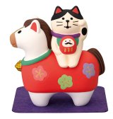 画像: concombre まったりお正月2026午 新春 福馬　猫とお散歩猫