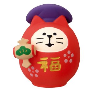 画像: concombre まったりお正月2026午　FUKUMONO 福もの屋　福猫だるま　大黒