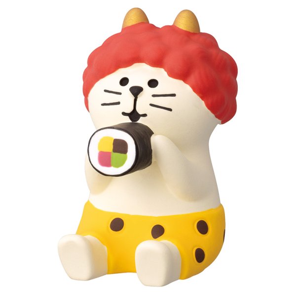 画像1: concombre 節分2026　まったり節分会　鬼っこ猫　恵方巻き (1)