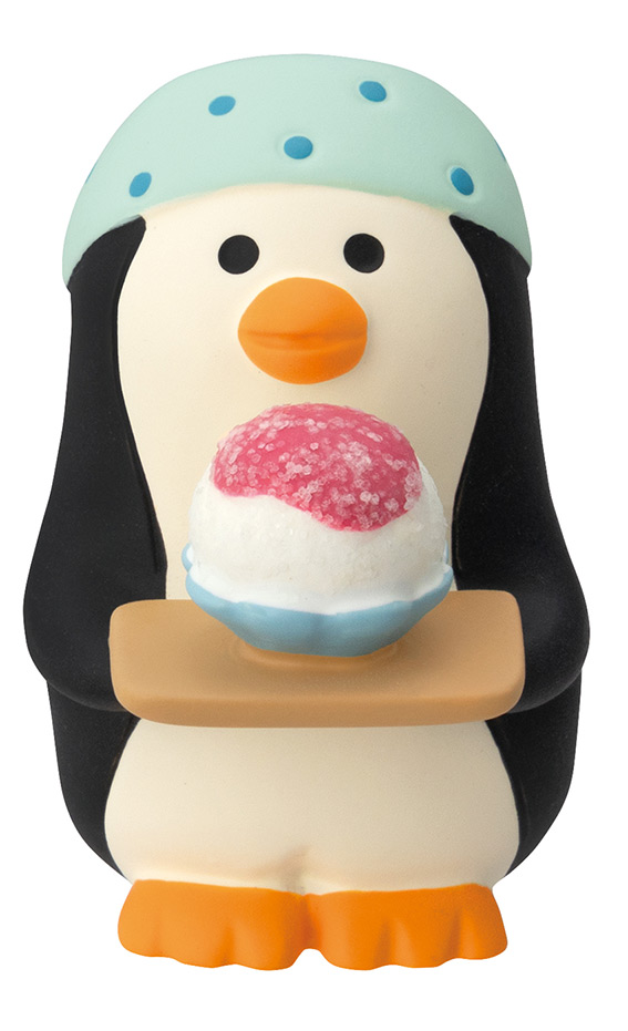 画像1: concombre 2025夏 氷の楽園 かき氷売りペンギン (1)